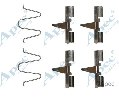 APEC BRAKING Комплектующие, колодки дискового тормоза KIT303